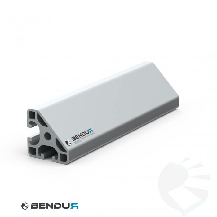 Aluminium angle profile slot 8 | 40x40L 45° - ISB Aluminium angle profile slot 8 | 40x40L 45° - ISB