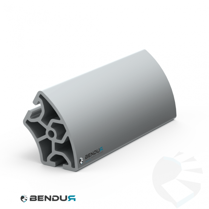 Aluminium profile slot 8 | R40/80-60° - ISB Aluminium profile slot 8 | R40/80-60° - ISB