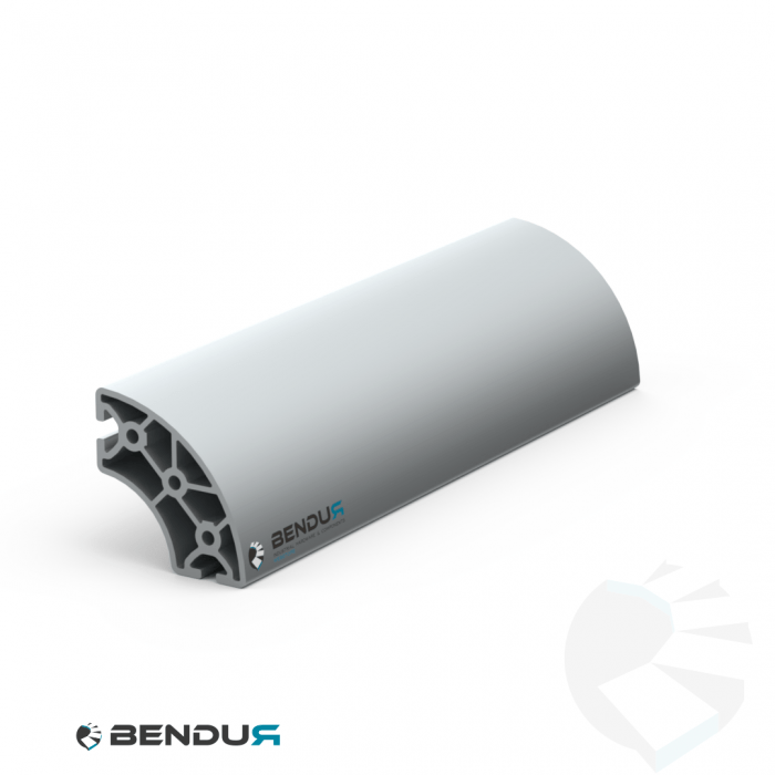 Aluminium profile slot 8 | R40/80-90° - ISB Aluminium profile slot 8 | R40/80-90° - ISB