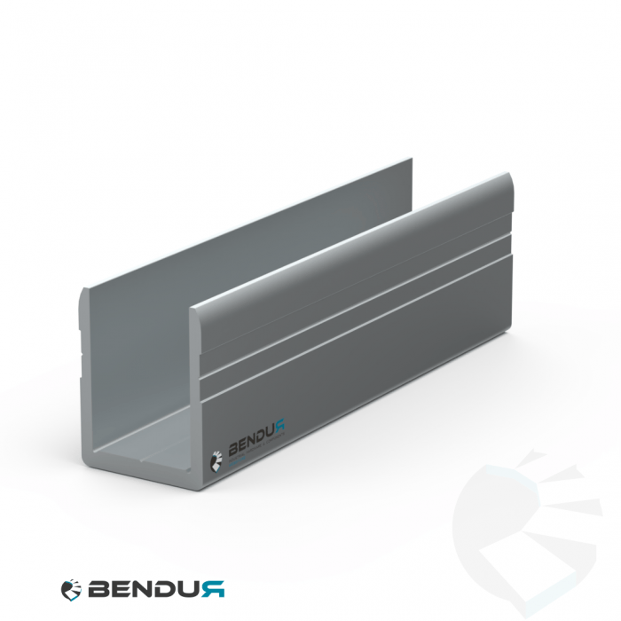 Aluminium construction U-profile 25 | 31.5x40 Aluminium construction U-profile 25 | 31.5x40