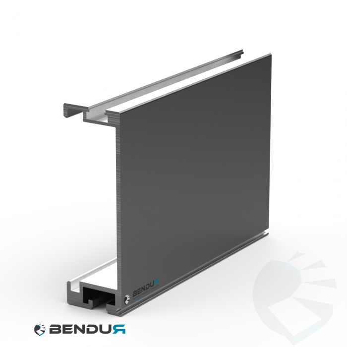 Aluminium roller conveyor side profile | 40x126 Aluminium roller conveyor side profile | 40x126