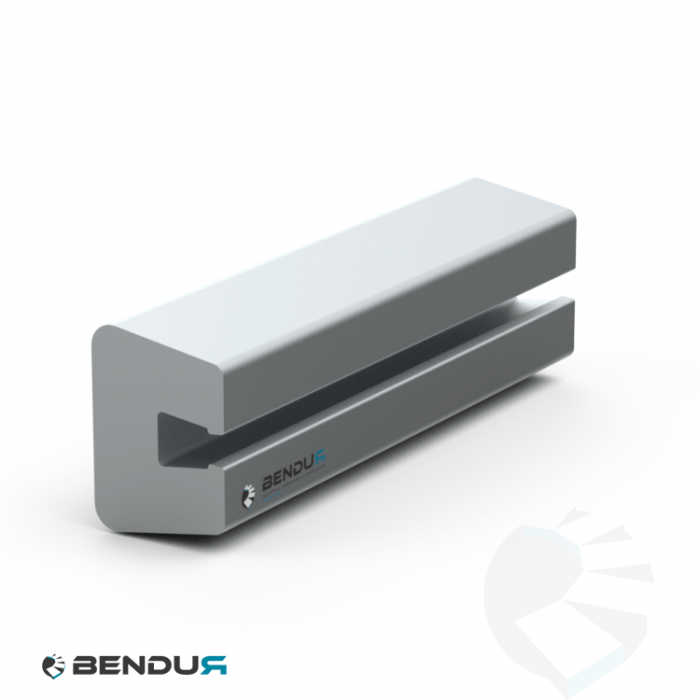 Aluminium profile for neck guide profile rail type B | 17x12 | l=3m Aluminium profile for neck guide profile rail type B | 17x12 | l=3m