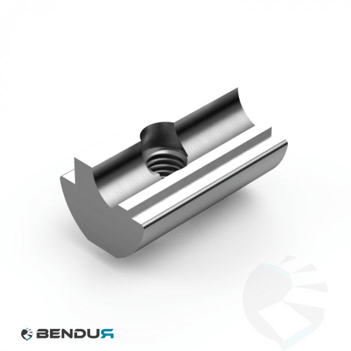 Roll-in T-slot nut 13.0 x 10.0 sa with spring loaded ball - slot 8 | 3.5