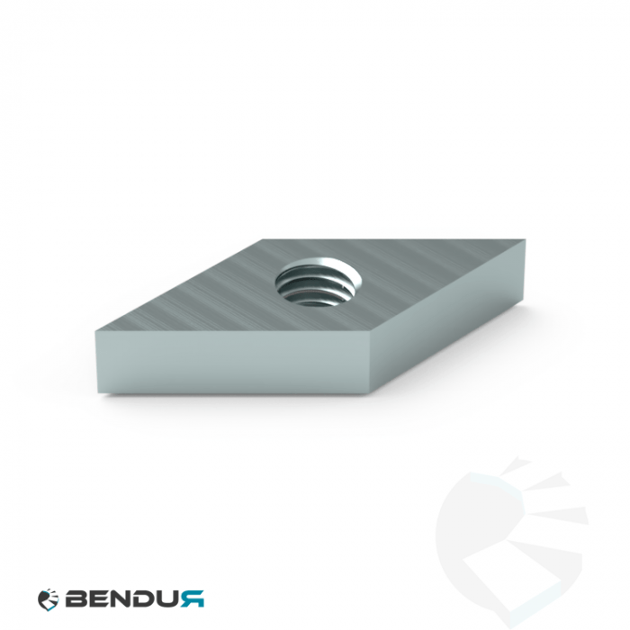 Rhombus threaded plate | 10.0x8.5x4.0 Rhombus threaded plate | 10.0x8.5x4.0