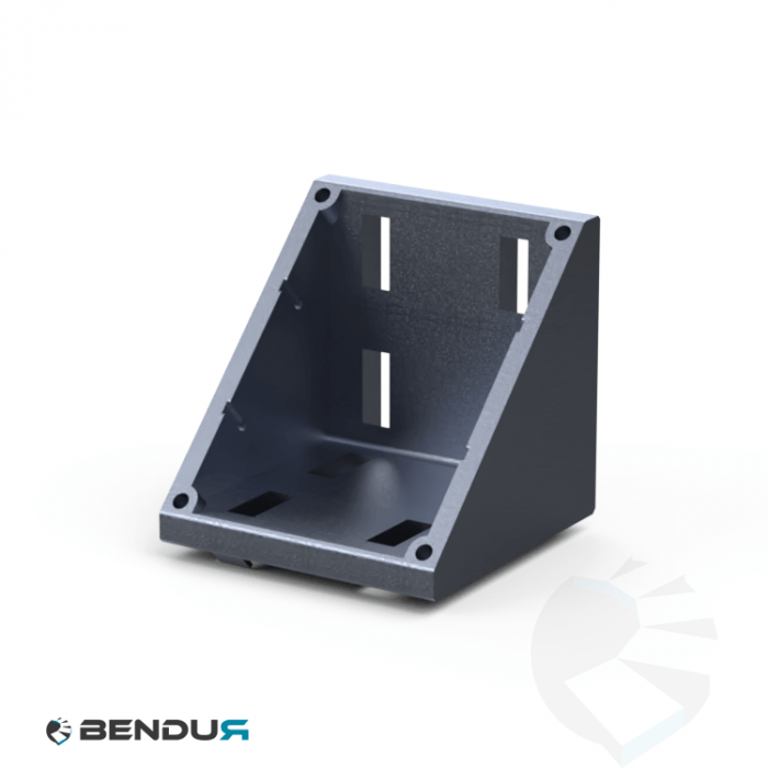 Aluminium corner connector BSB - slot 10 | 90x90 Aluminium corner connector BSB - slot 10 | 90x90
