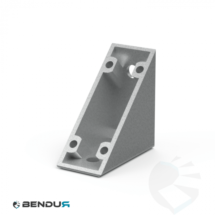 Zinc die-cast corner connector ISB - slot 8 | 40x80