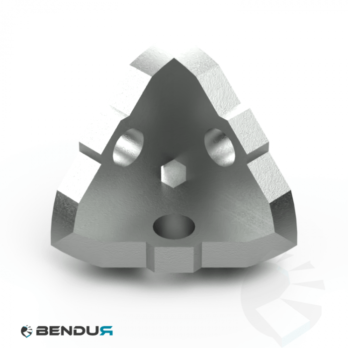 3-way corner connector ISB - slot 6 | 30x30 3-way corner connector ISB - slot 6 | 30x30