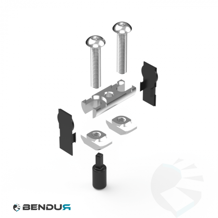 Bolt connector BSB - slot 8 | 28.0x18.0 - Ø11