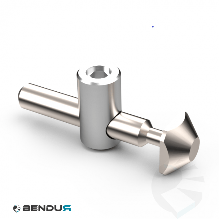 Central quick connector bendable BSB | end to slot - slot 8 Central quick connector bendable BSB | end to slot - slot 8