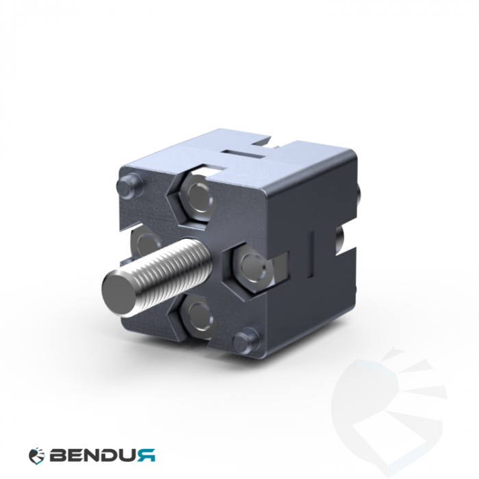 End-connector BSB + assembly set - slot 8 | 30x30 End-connector BSB + assembly set - slot 8 | 30x30