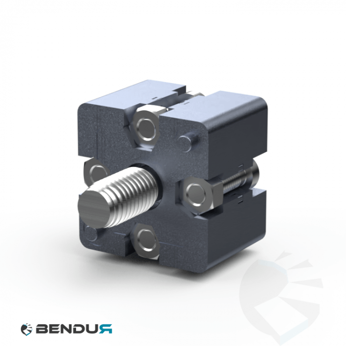 End-connector BSB + assembly set - slot 10 | 40x40