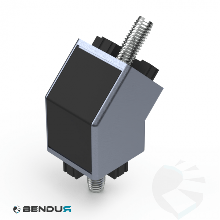 Angle connector 45° + assembly set - slot -/8/10 | 30x30 Angle connector 45° + assembly set - slot -/8/10 | 30x30