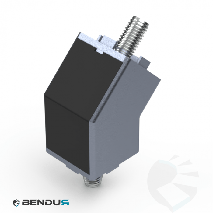 Angle connector 45° + assembly set - slot 10 | 40x40 Angle connector 45° + assembly set - slot 10 | 40x40