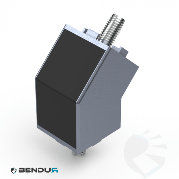 Angle connector 45° + assembly set - slot 10 | 45x45 Angle connector 45° + assembly set - slot 10 | 45x45