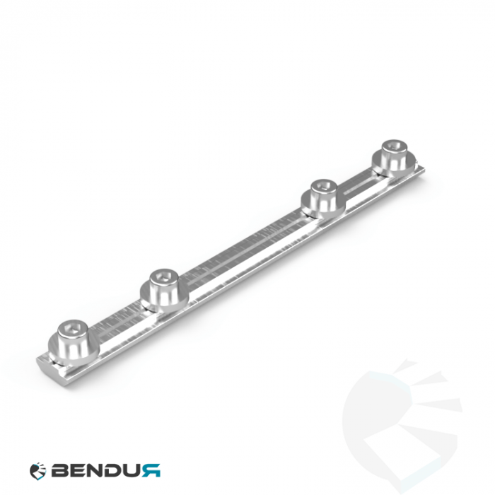 Connecting strip 180 BSB + assembly set - slot 8 | 4xM6 Connecting strip 180 BSB + assembly set - slot 8 | 4xM6