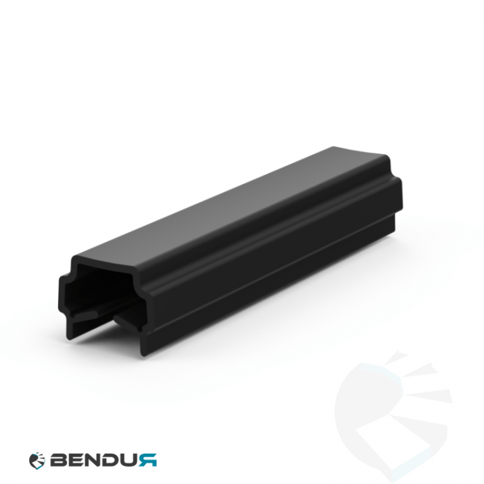 Plastic cover and reduction profile BSB - slot 6 | 1 - 4 mm - l=2mtr Plastic cover and reduction profile BSB - slot 6 | 1 - 4 mm - l=2mtr