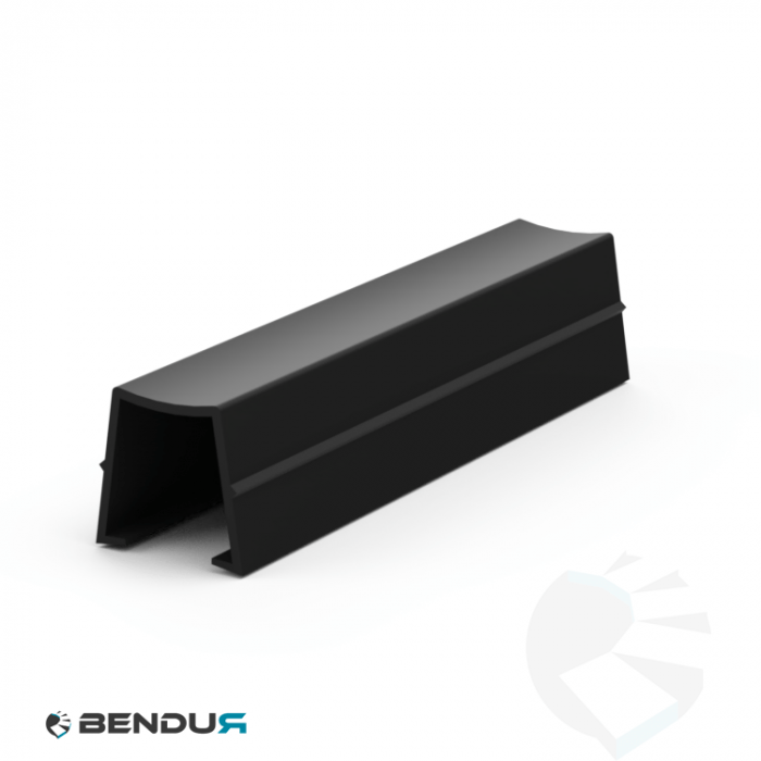 Plastic cover and reduction profile BSB - slot 10 | 2 - 6 mm - l=2mtr Plastic cover and reduction profile BSB - slot 10 | 2 - 6 mm - l=2mtr