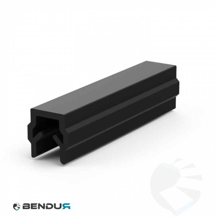 Plastic cover and reduction profile ISB - slot 5 | 2 - 3 mm - l=2mtr Plastic cover and reduction profile ISB - slot 5 | 2 - 3 mm - l=2mtr