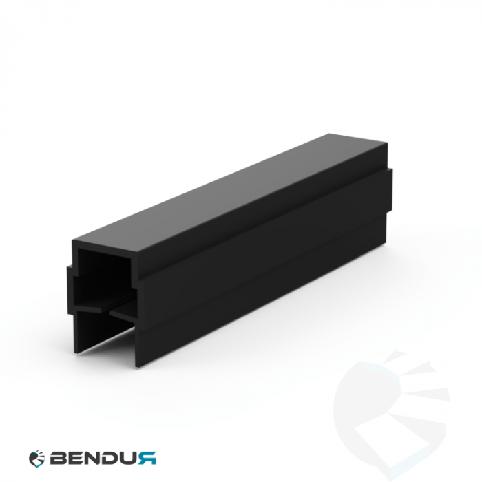 Plastic cover and reduction profile ISB - slot 8 | 4 - 6 mm - l=2mtr Plastic cover and reduction profile ISB - slot 8 | 4 - 6 mm - l=2mtr