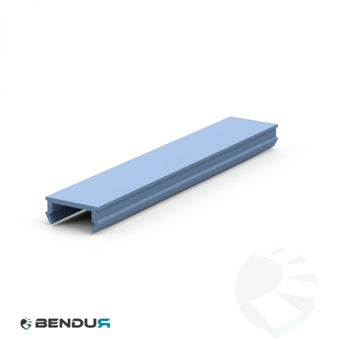 Plastic cover profile BSB pp - slot 8 | pigon blue (ral 5014) - l=2m Plastic cover profile BSB pp - slot 8 | pigon blue (ral 5014) - l=2m