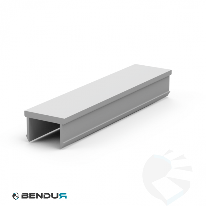 Plastic cover profile BSB pp - slot 10 | gray (ral 7035) - l=2m Plastic cover profile BSB pp - slot 10 | gray (ral 7035) - l=2m