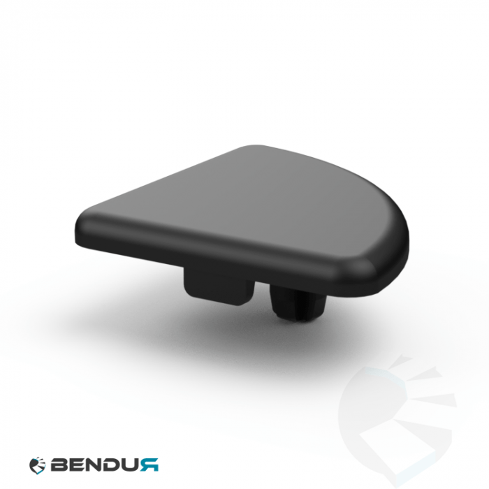 Plastic cover cap for ISB profile - slot 6 | 30x30 R30 - 90° Plastic cover cap for ISB profile - slot 6 | 30x30 R30 - 90°