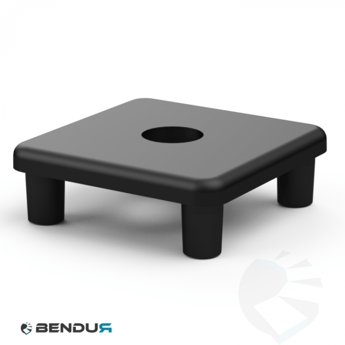 Plastic cover cap for ISB profile with hole Ø10.3 - slot 8 | 40x40