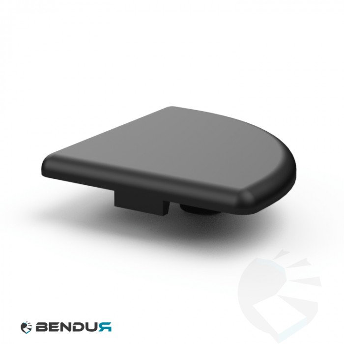 Plastic cover cap for BSB profile - slot 10 | 45x45 R37.5 - 90° Plastic cover cap for BSB profile - slot 10 | 45x45 R37.5 - 90°