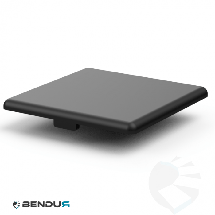 Plastic cover cap for BSB profile - slot 10 | 60x60