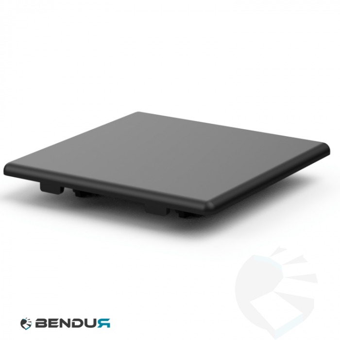 Plastic cover cap for BSB profile - slot 10 | 80x80