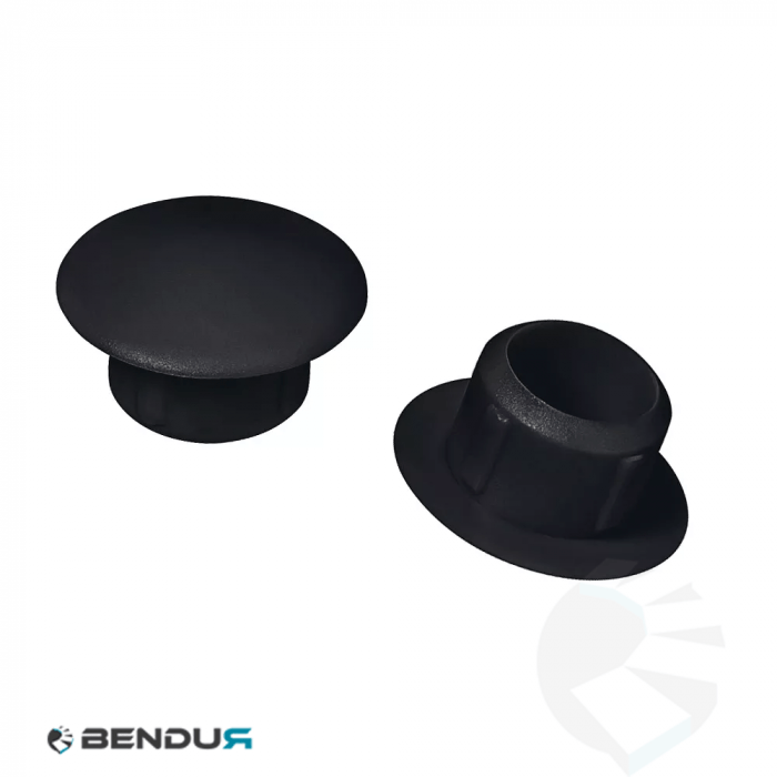 Plastic sealing cap for bores Ø13 | black Plastic sealing cap for bores Ø13 | black