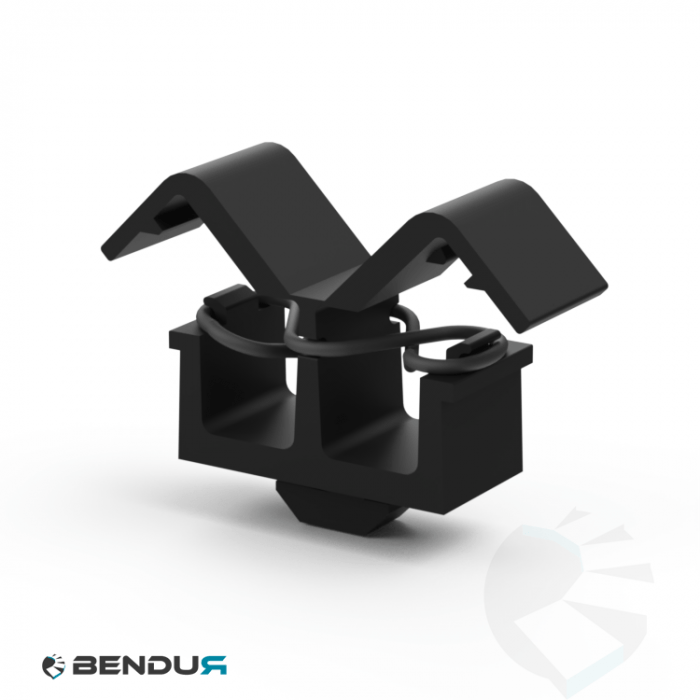 Clip cable binder with hammer head BSB - slot 8 | 2 chambers Clip cable binder with hammer head BSB - slot 8 | 2 chambers