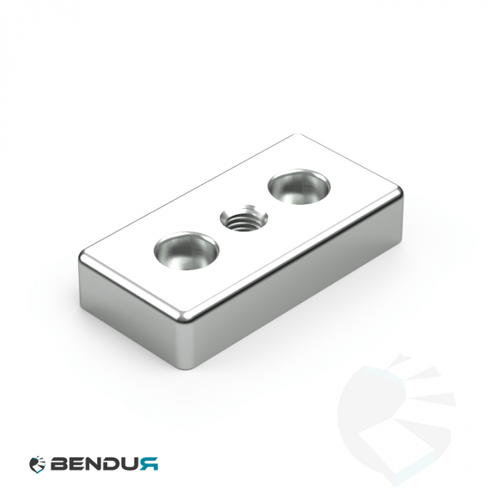Zinc die-cast transport and foot plate 30x60 Zinc die-cast transport and foot plate 30x60