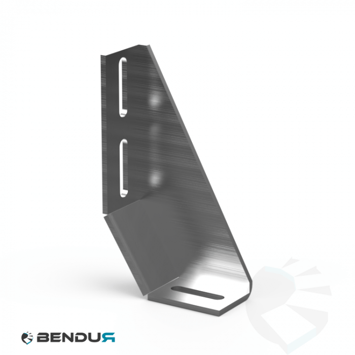 Steel floor bracket zp | 42x90x160 Steel floor bracket zp | 42x90x160