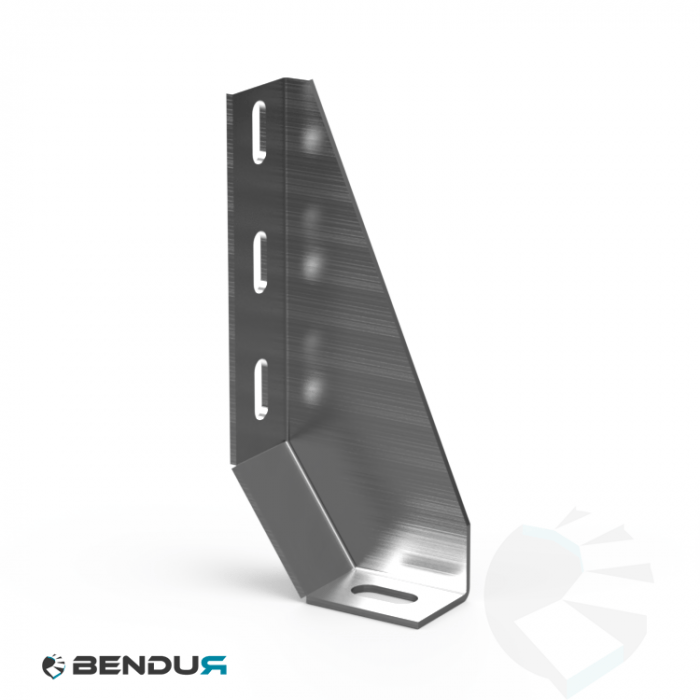 Steel floor bracket zp | 39x88x200 Steel floor bracket zp | 39x88x200