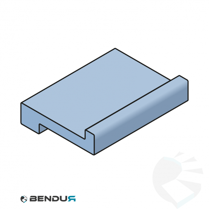 Extruded plastic Z-profile | 24x11 Extruded plastic Z-profile | 24x11