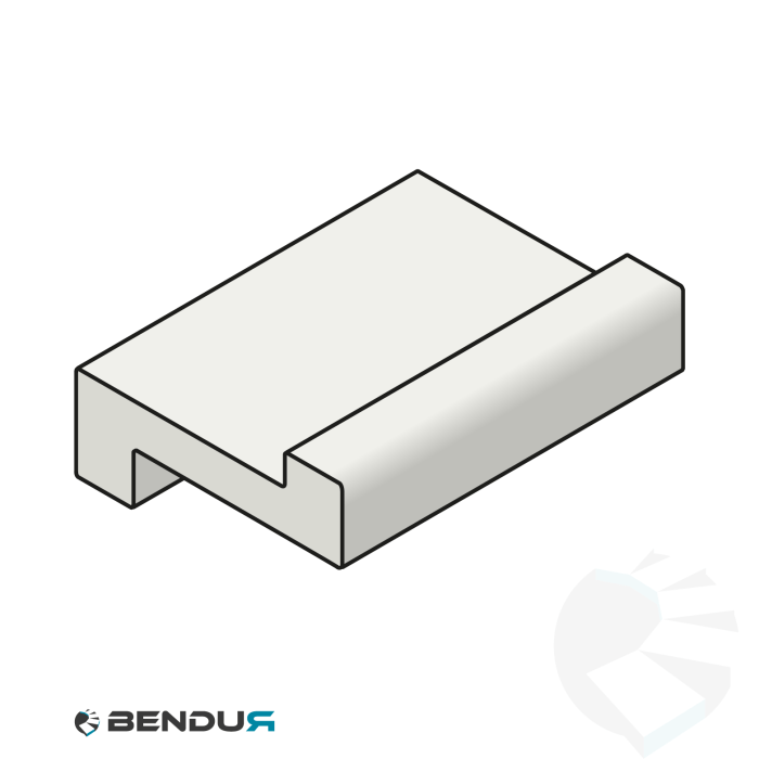 Extruded plastic Z-profile | 25