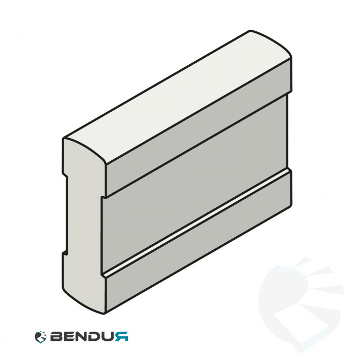 Extruded plastic wear strip | R10 6 Extruded plastic wear strip | R10 6