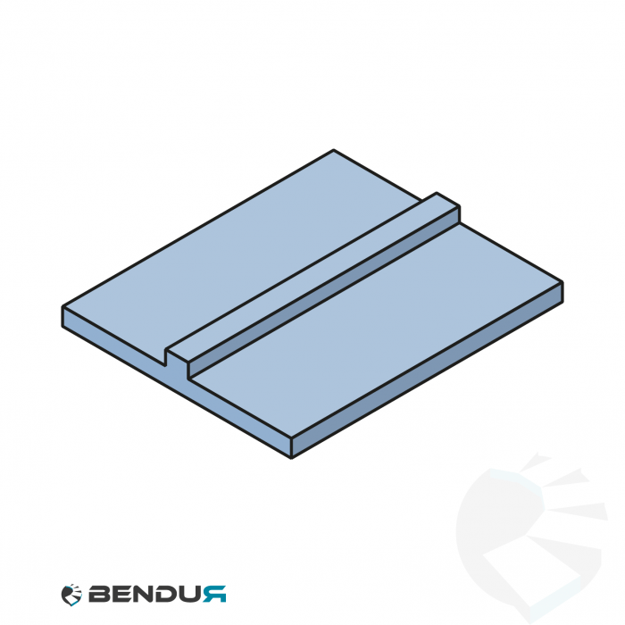 Extruded plastic flat profile | 40x5 Extruded plastic flat profile | 40x5