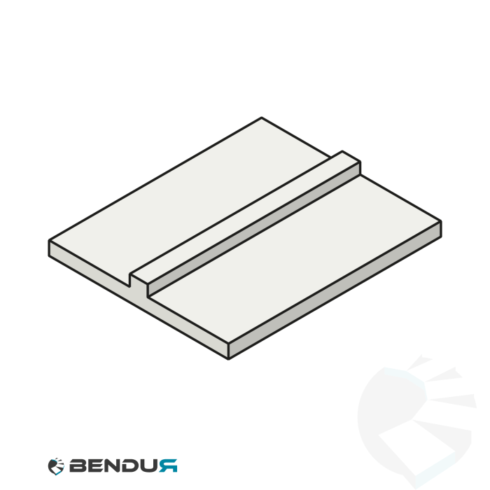 Extruded plastic flat profile | 40x5 Extruded plastic flat profile | 40x5