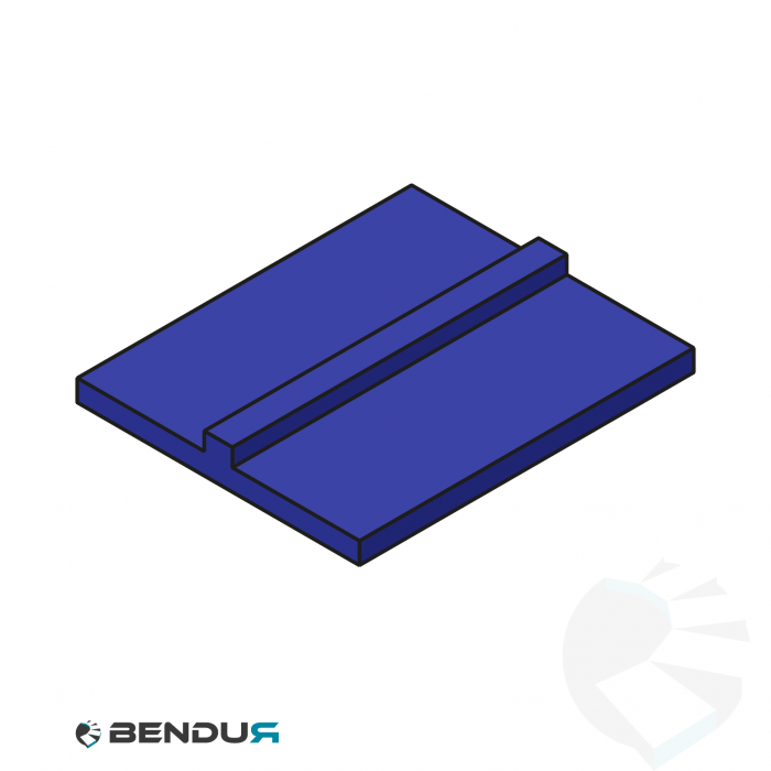Extruded plastic flat profile | 40x5 Extruded plastic flat profile | 40x5