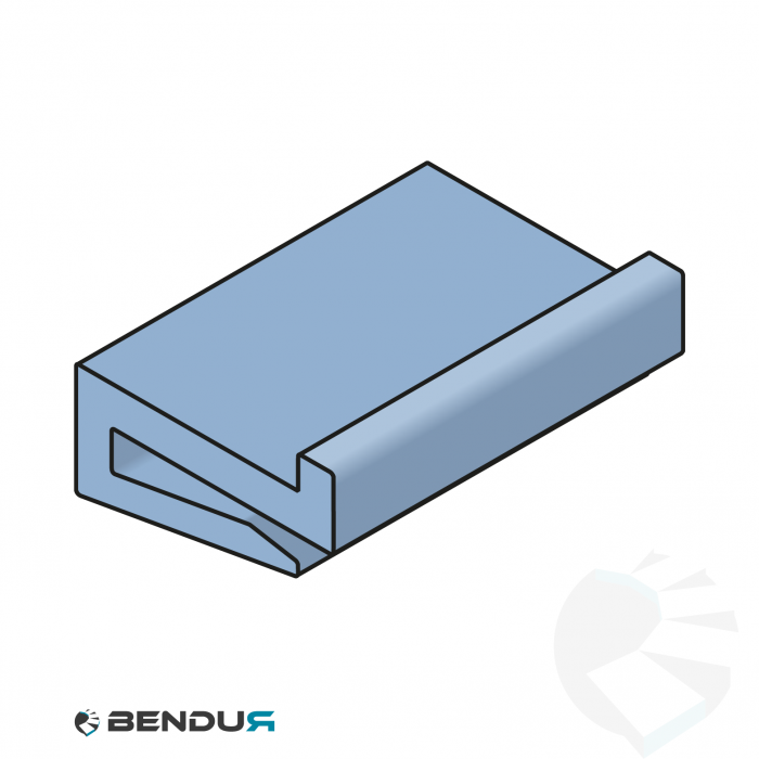 Extruded plastic J-profile | 22