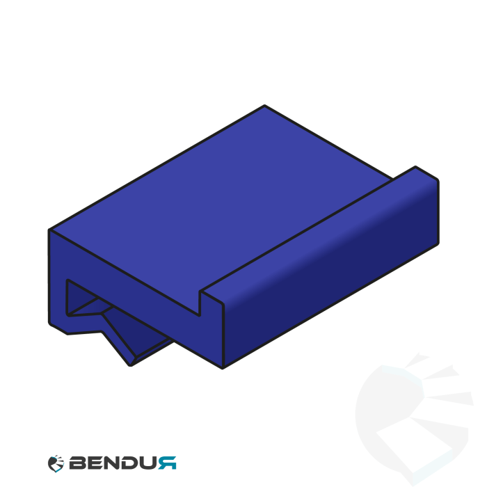 Extruded plastic J-profile | 24