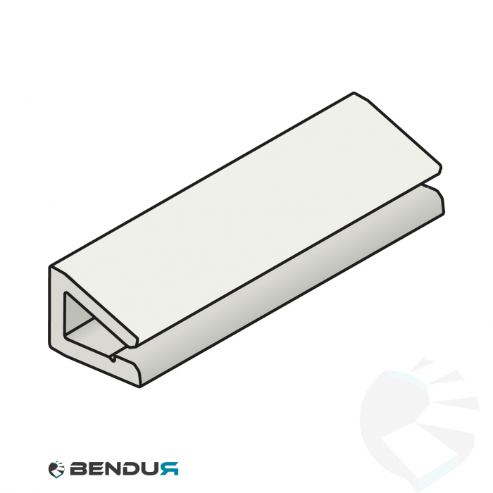 Extruded plastic J-profile | 10
