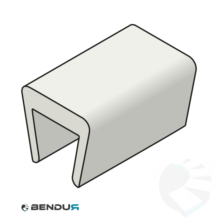 Extruded plastic bar cap profile | 19