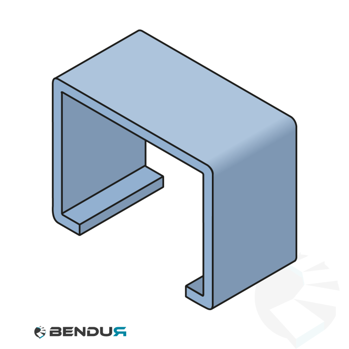 Extruded plastic bar cover profile | 57