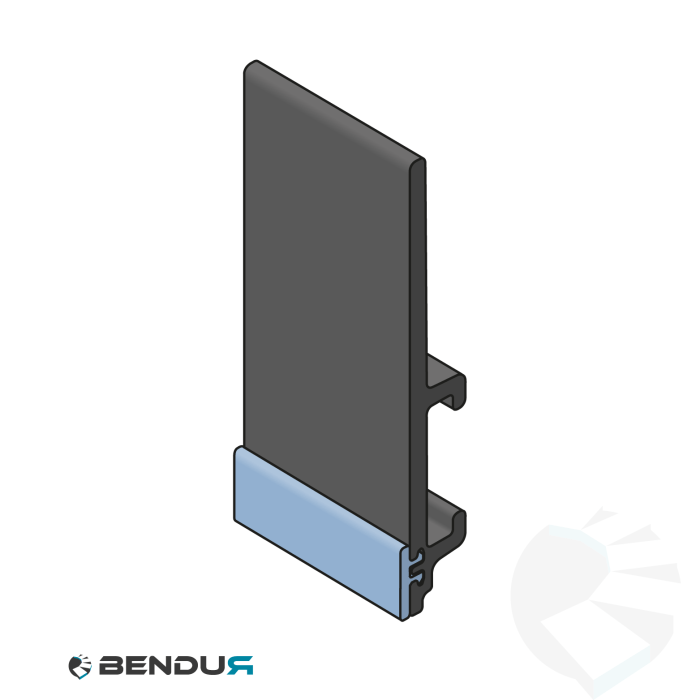 Extruded plastic side guide profile | 22 Extruded plastic side guide profile | 22