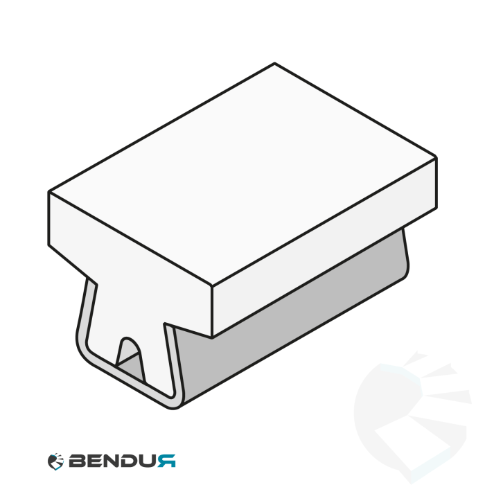 Stainless steel profile with guide rail | 25 Stainless steel profile with guide rail | 25