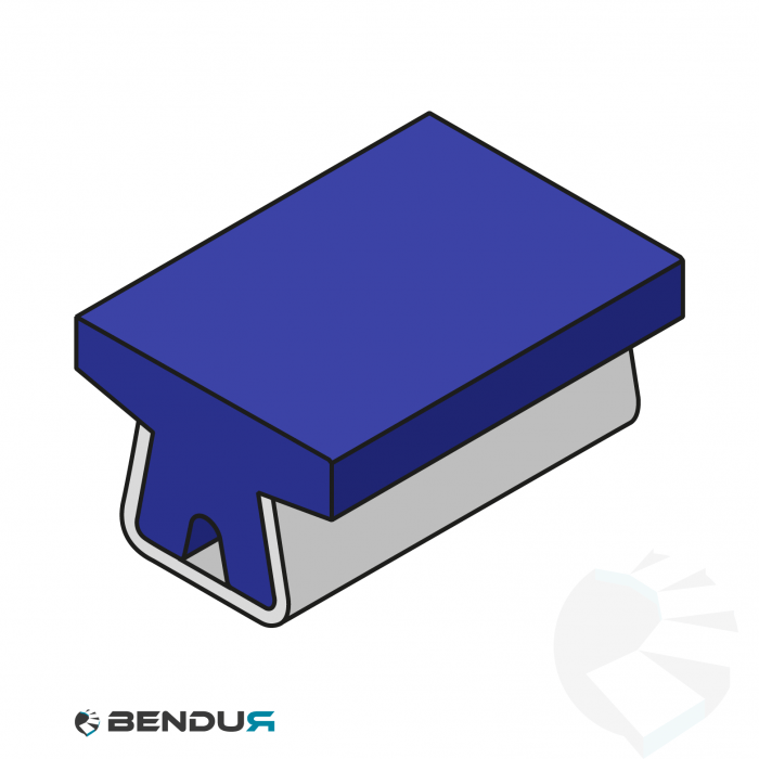 Stainless steel profile with guide rail | 25