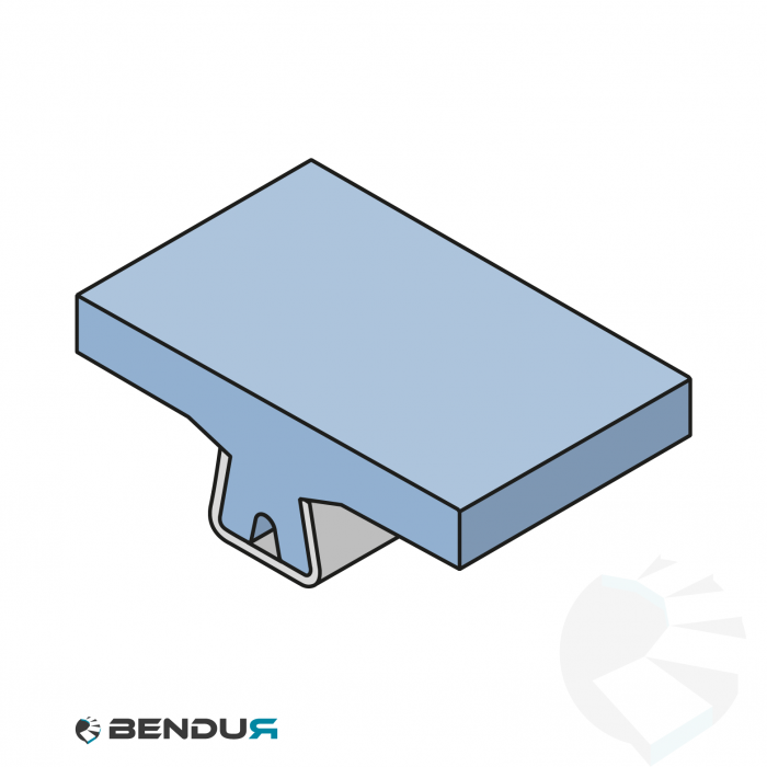 Stainless steel profile with guide rail | 57